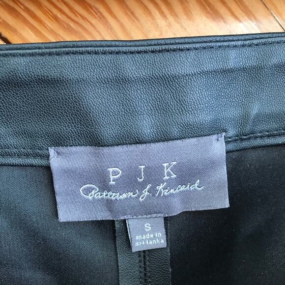 PJK Patterson J. Kincaid Black Faux Leather Skinny Legging Ankle Pant - Picture 6 of 6